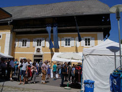 Sehr gut besucht war der Färbermarkt in Gutau, bei dem natürlich die Führungen durch das Färbermuseum ein Highlight darstellten.